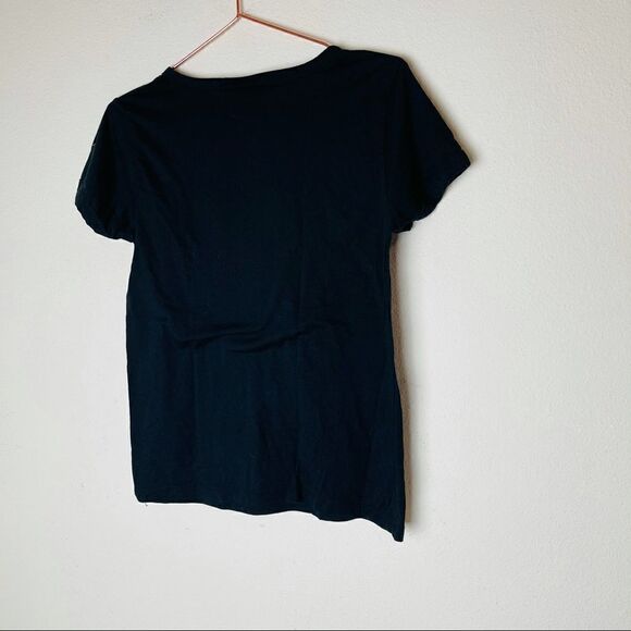 EUC ANGL Black Rainbow Patchwork Graphic Tank Large - Picture 5 of 5